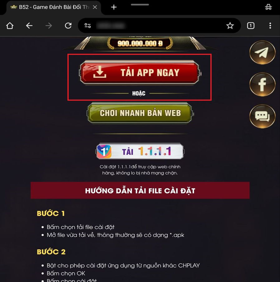 Hướng dẫn tải B52 Club cho ứng dụng IOS/APK năm 2025 1 Hướng dẫn cách tải app B52club
