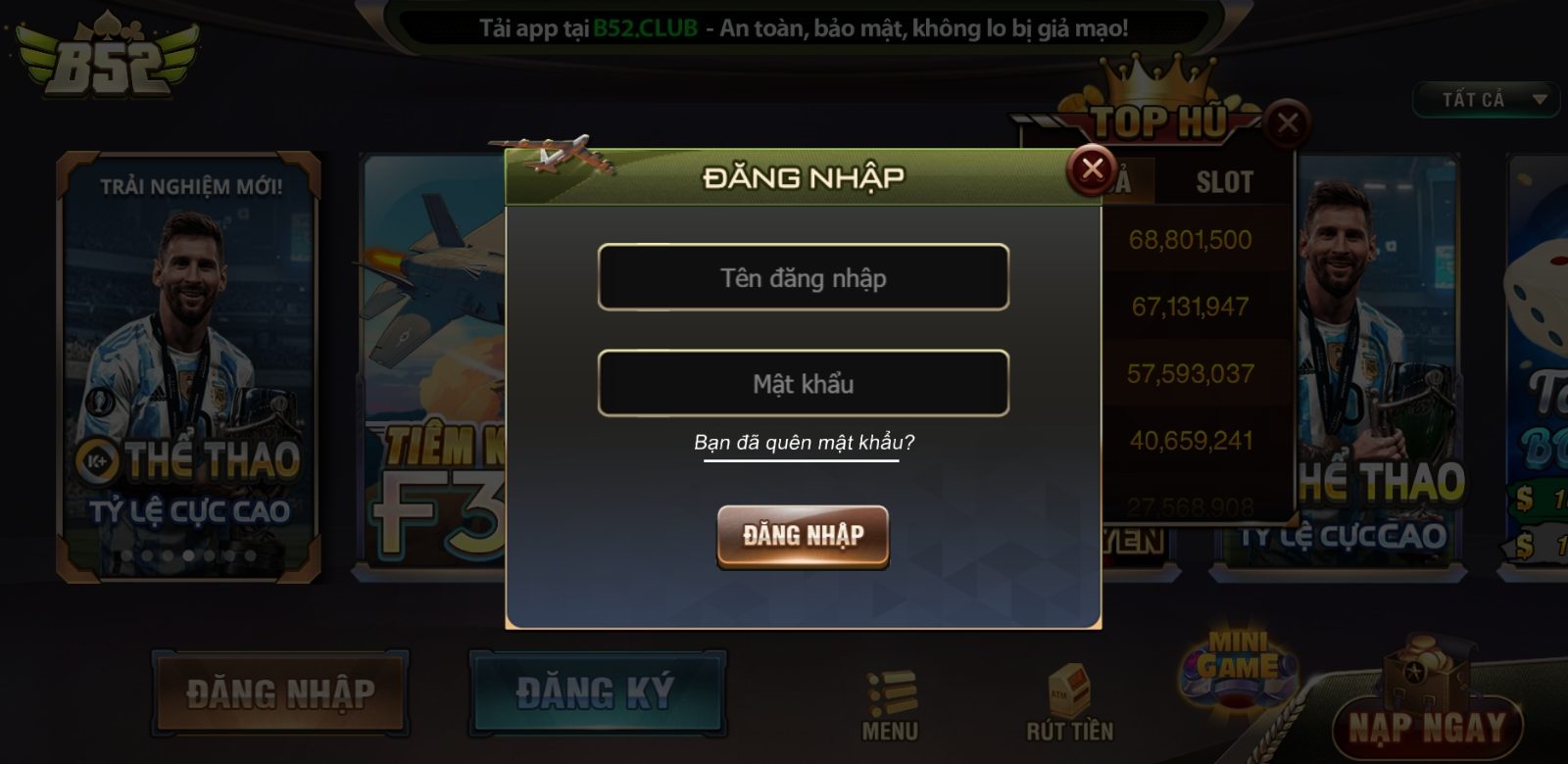 Hướng dẫn cách đăng nhập B52 Club khi có Account 1 Hướng dẫn quy trình thực hiện đăng nhập vào B52 Club năm 2025